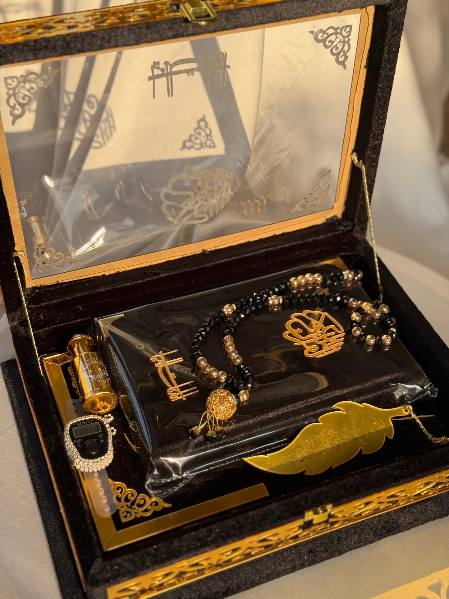 Black Ziwaj Transparent Quran Set