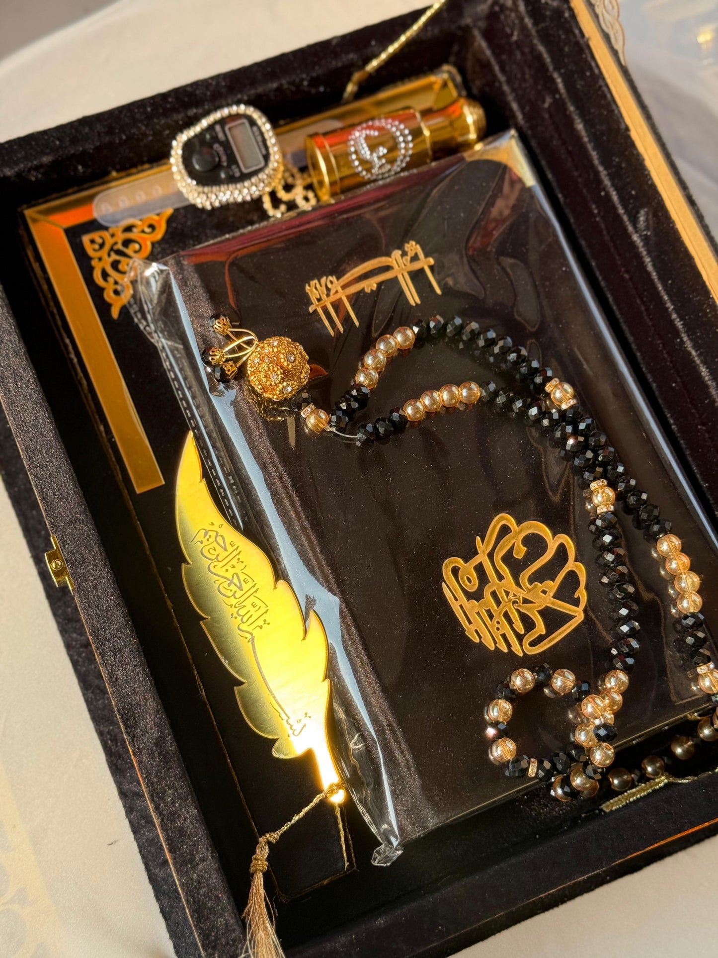 Black Ziwaj Transparent Quran Set