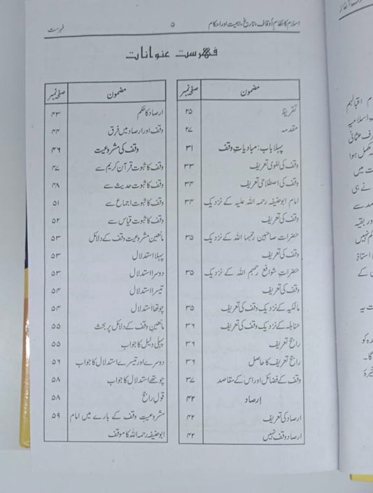 اسلام کا نظام اوقاف