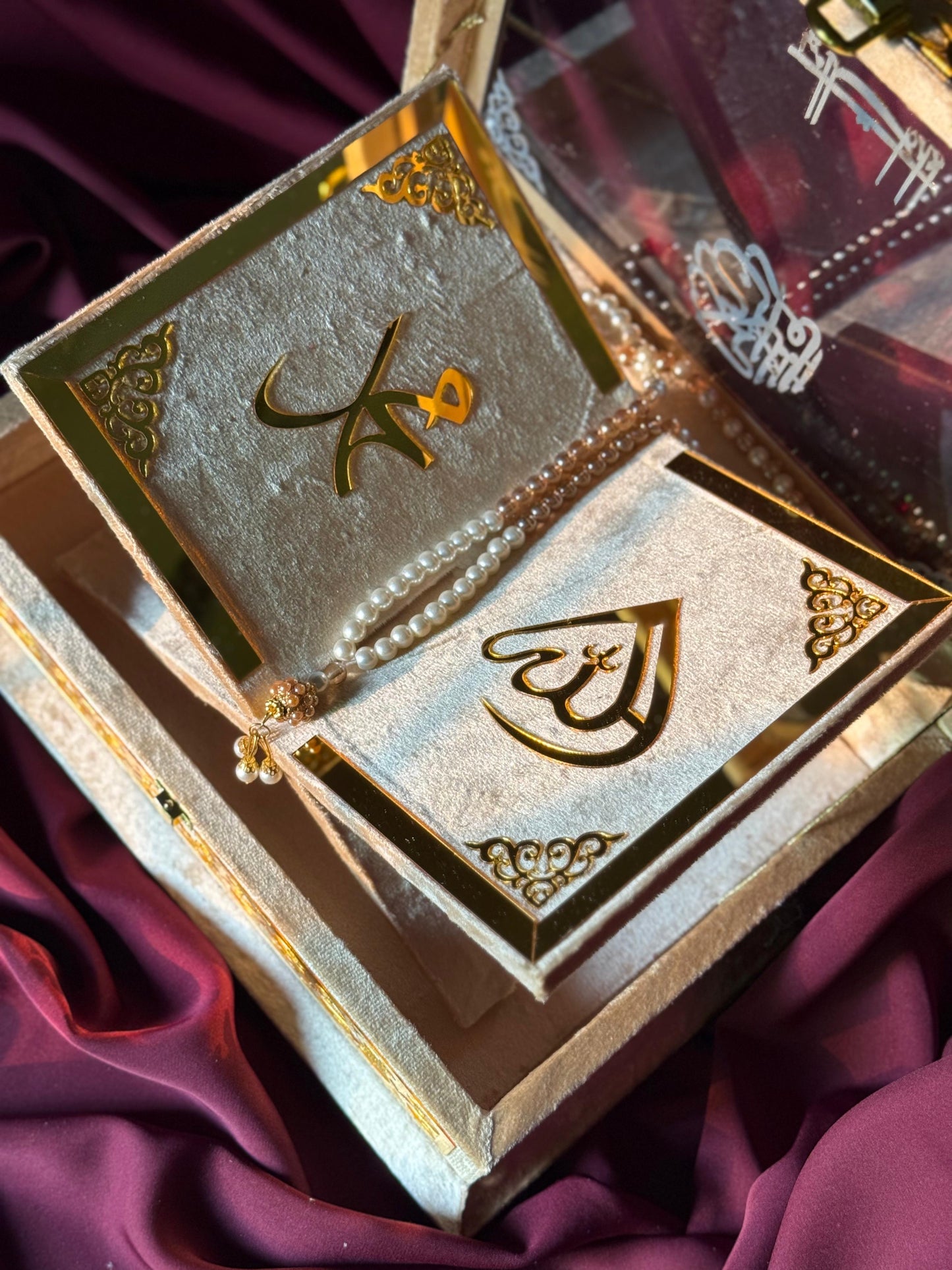 Ziwaj Golden Transparent Set
