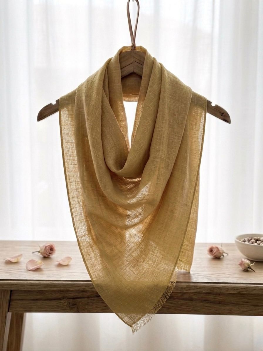 Turkish Lawn Scarf - Islamic Hijab | Skin Golden
