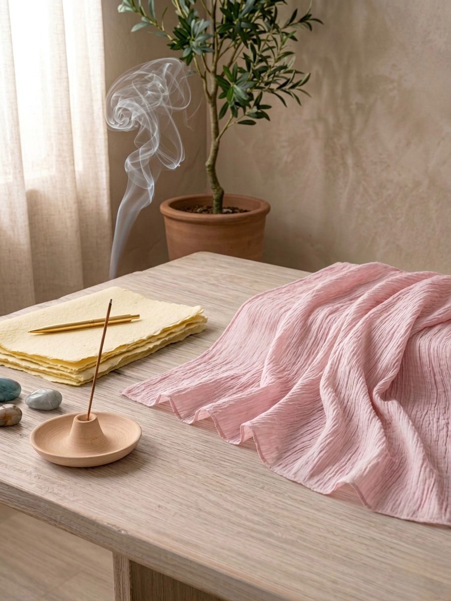 Crinkle Silk Scarf - Islamic Hijab | Pink