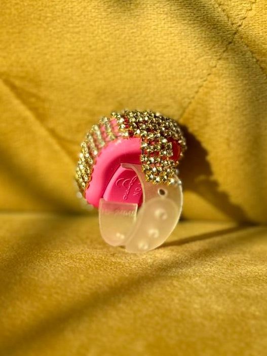 Fancy tasbeeh Counter with handmade diamond cut gemstones by Idara-e-islamiat