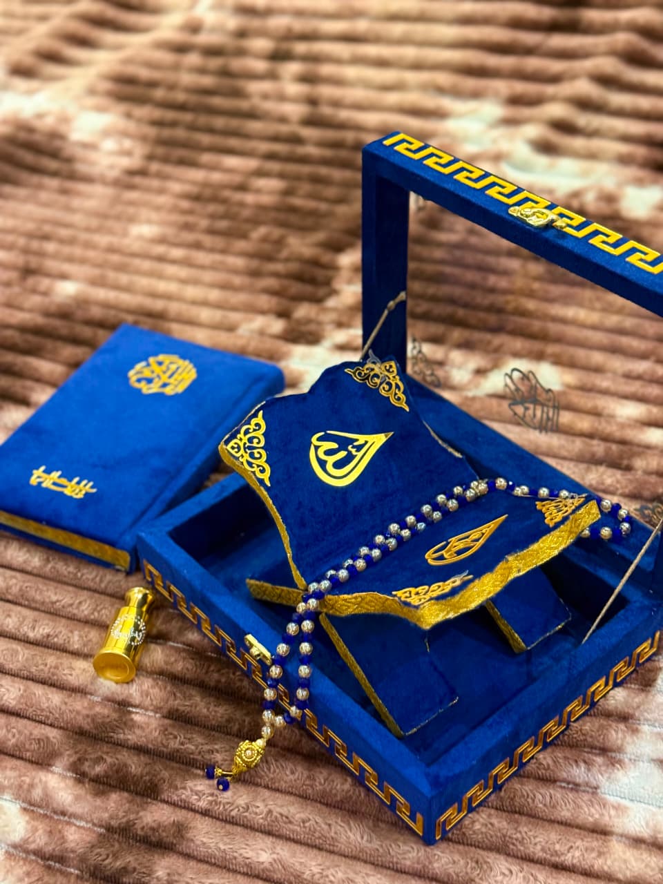 Noor Quran Set with Box Blue | Perfect Islamic Gift