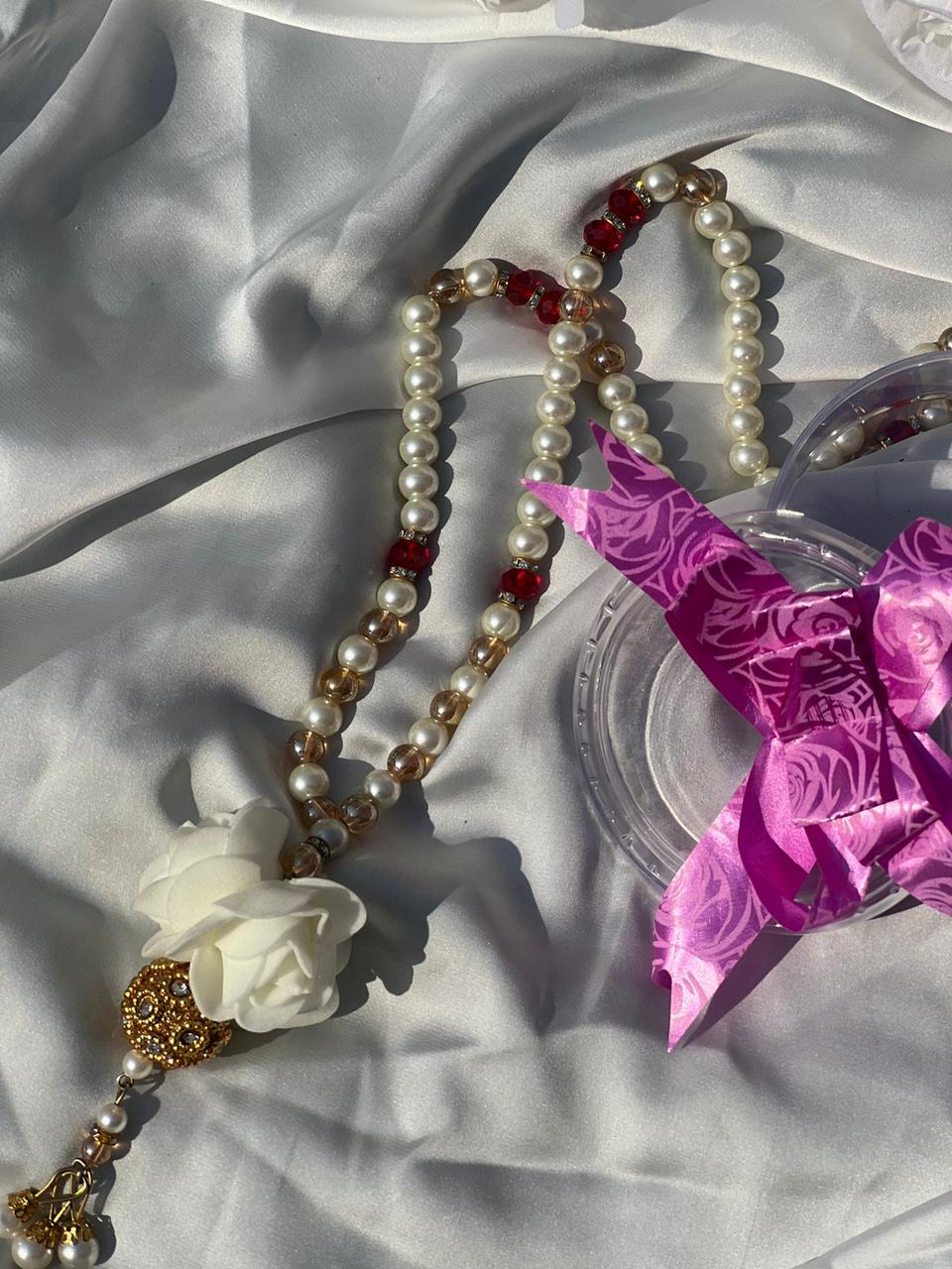 Phool Moti white Tasbeeh