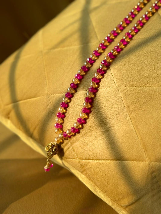 Signature Sunshine Pink Crystal 100 beads Tasbeeh By idara-e-islamiat
