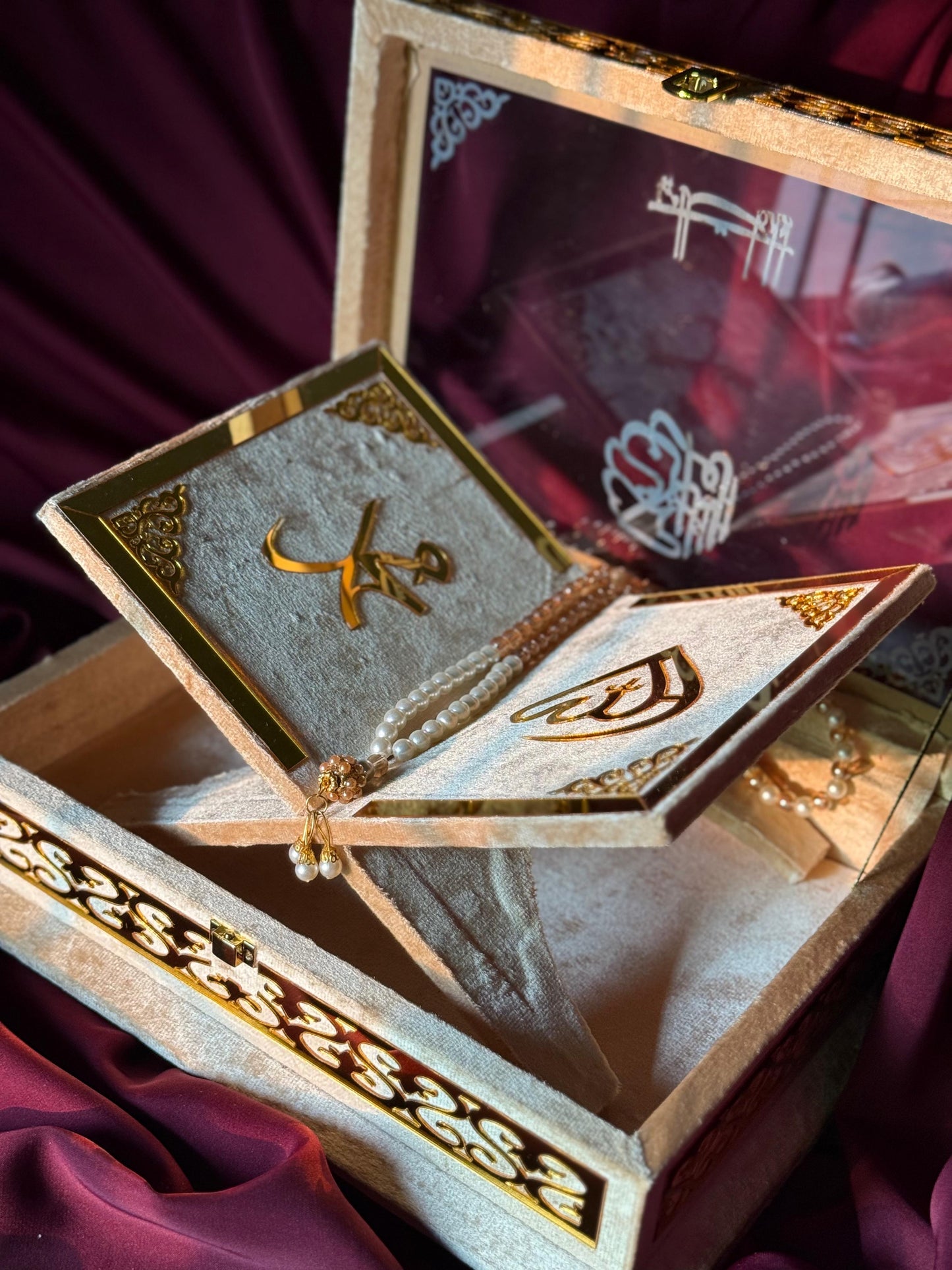 Ziwaj Golden Transparent Set