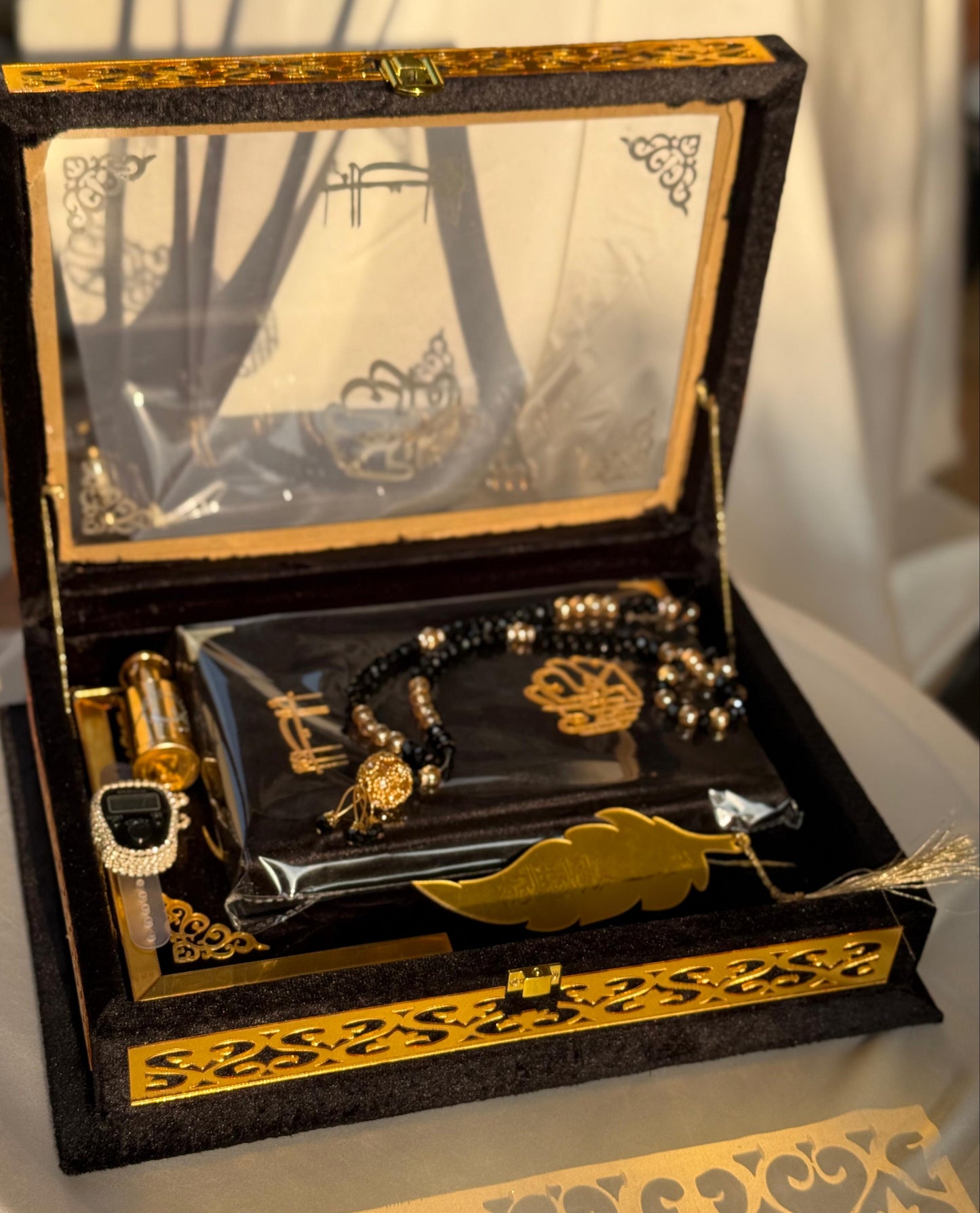 Black Ziwaj Transparent Quran Set