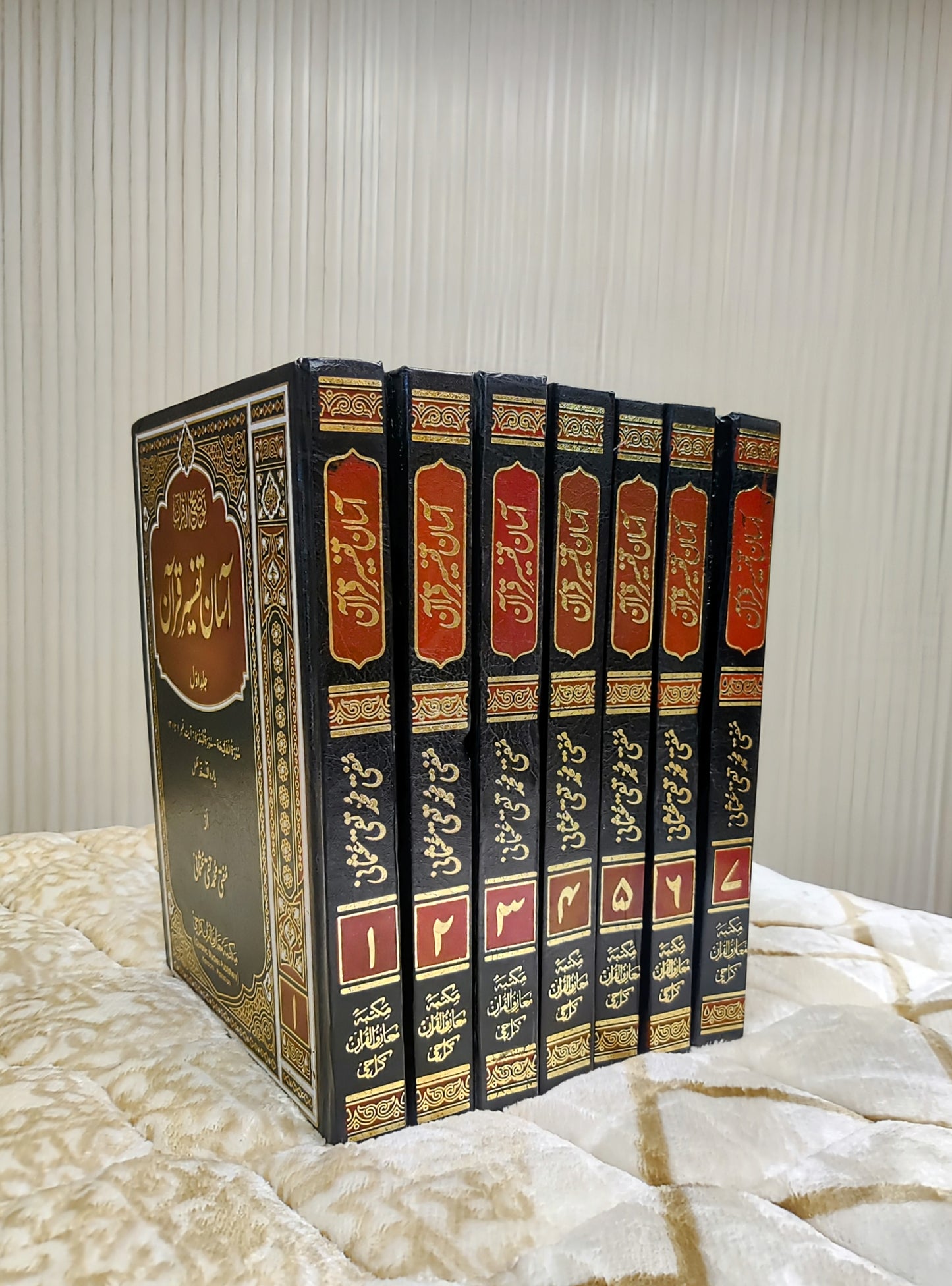 Asan Tafseer-e-Quran آسان تفسیر قرآن is an Urdu Islami tafseer e Quran written by Hazart Mufti Taqi Usmani.  Buy now this online available Urdu Islamic Tafseer Book at Idara-e-Islamiat 