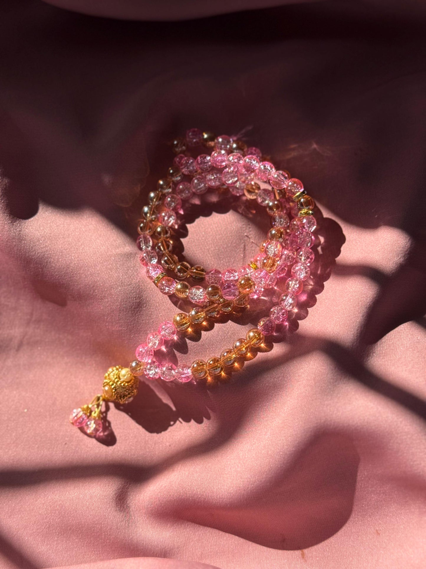 Stylish Bracelet Tasbeeh - Pink