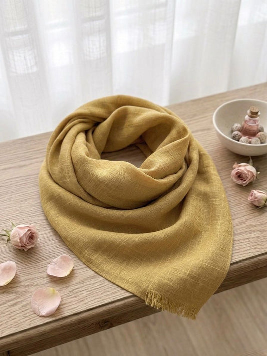 Turkish Lawn Scarf - Islamic Hijab | Skin Golden