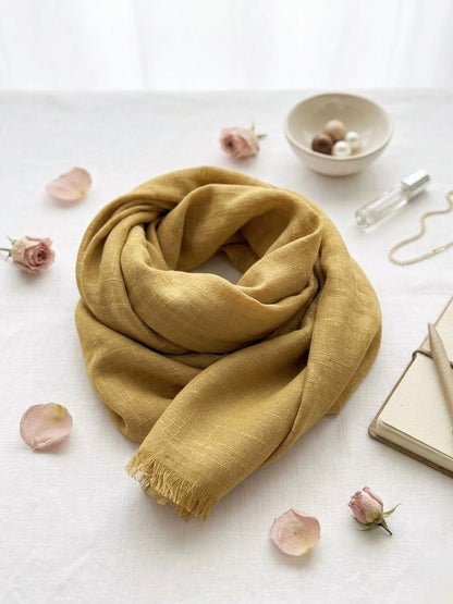 Turkish Lawn Scarf - Islamic Hijab | Skin Golden