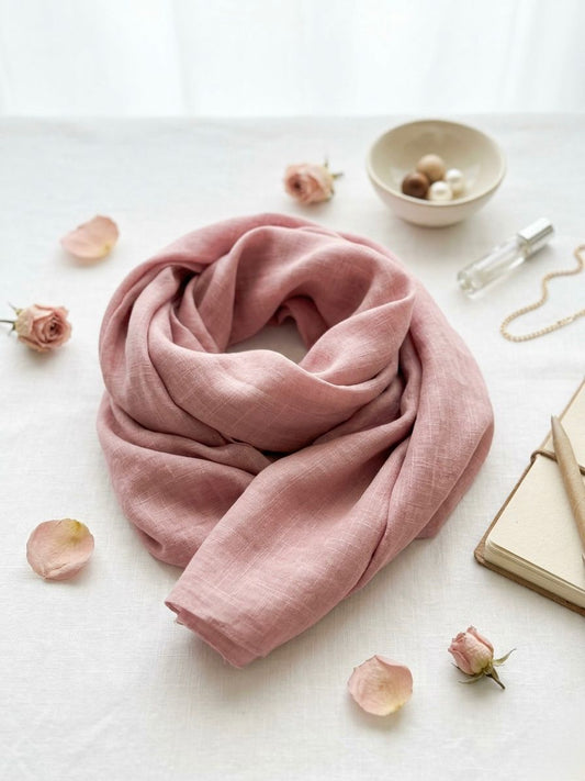 Turkish Lawn Scarf - Islamic Hijab | Pink