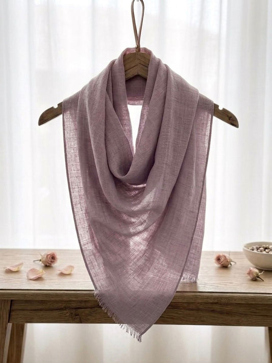 Turkish Lawn Scarf - Islamic Hijab | Light Purple