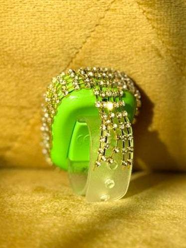 Fancy tasbeeh Counter with handmade diamond cut gemstones by Idara-e-islamiat 