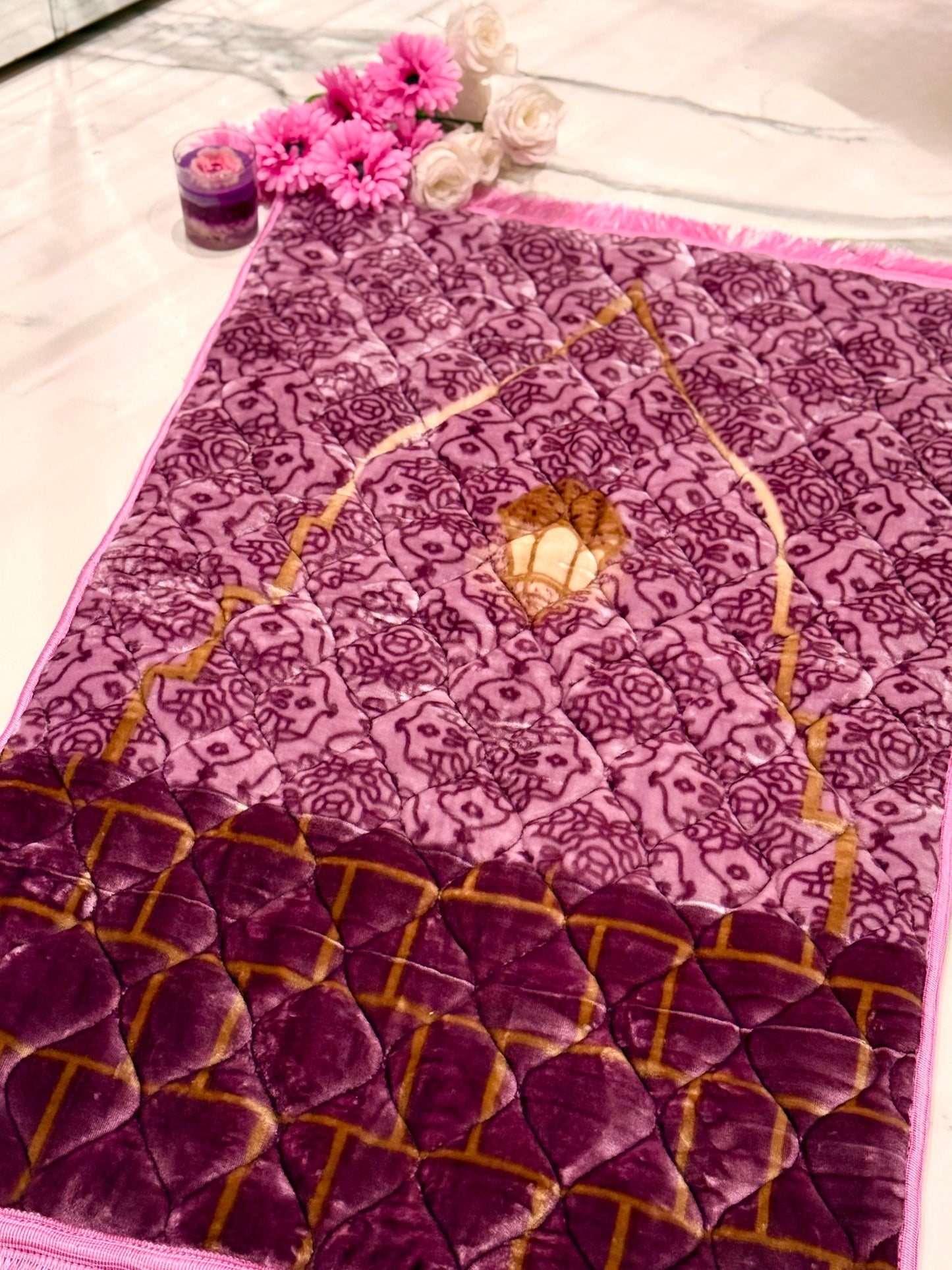 Mehraab stuffed Jaynamaz (pink)