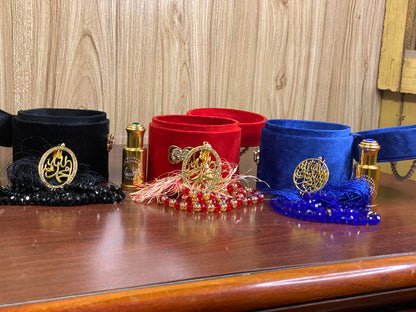 Premium Gold Plated Tasbeeh with Velvet Box