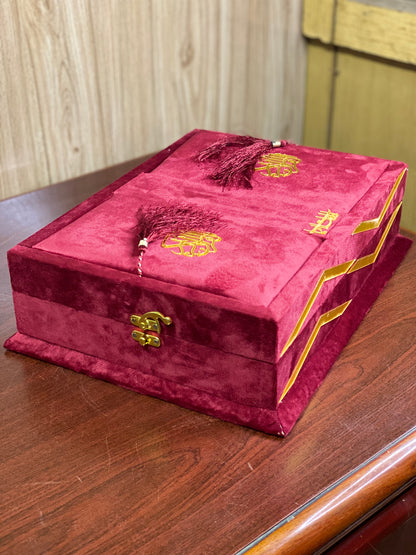 Pink Velvet Bridal Quran Set , Tabseeh , Ittar