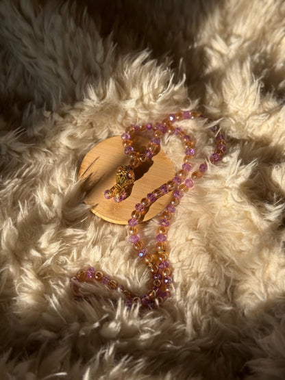 Majestic Purple Crystal Tasbeeh