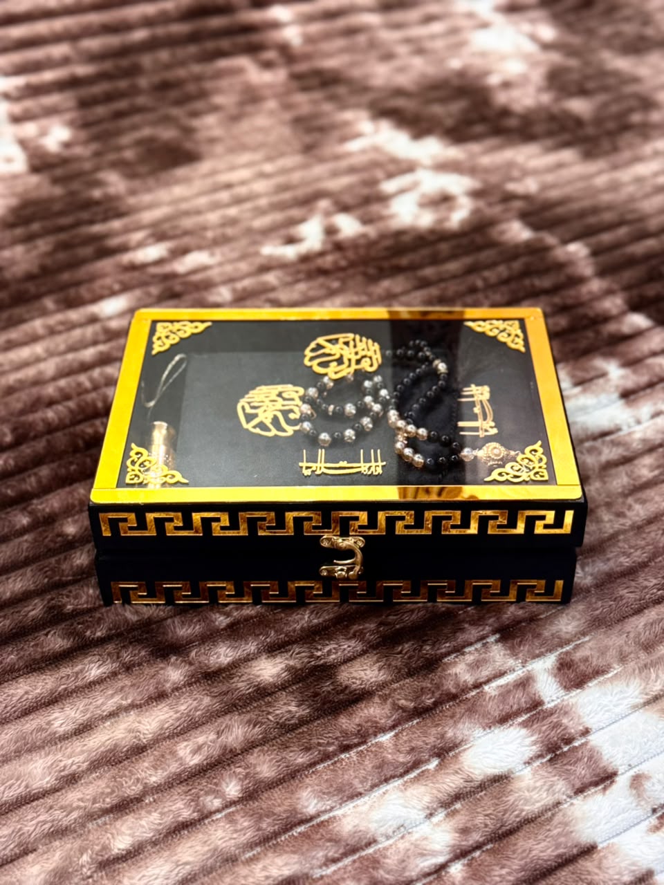 Noor Black Quran Set- نور کالا قرآن سیٹ| Bridal Wedding Islamic Gift