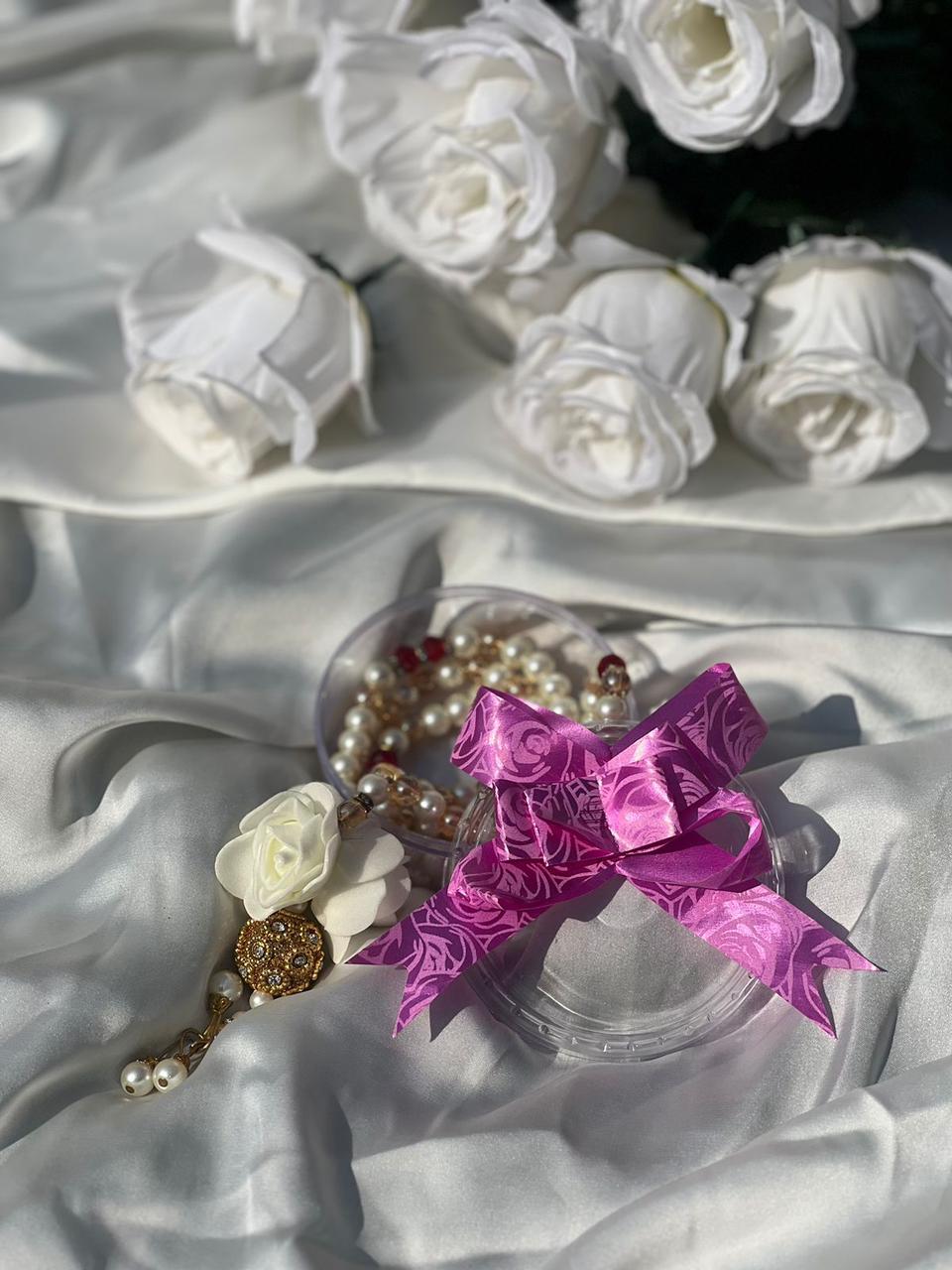 Signature pearl white Phool Moti 100 beads Tasbeeh designed by Idara-e-Islamiat 