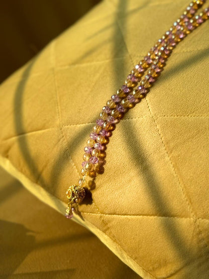 Majestic Purple Crystal 100 beads tasbeeh designed By idara-e-islamiat 