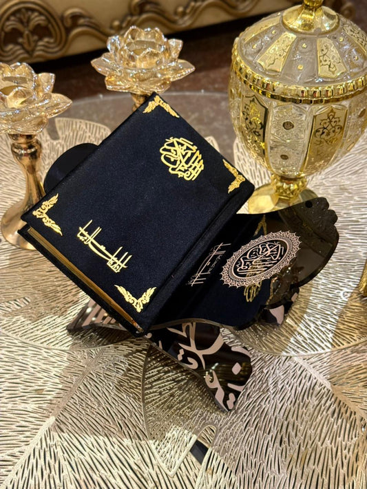 Black Acrylic Quran Rehal Stand - Modern & Durable Quran holder & Stand | Idara-e-Islamiat