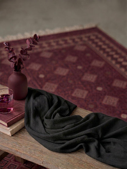 Jersey Scarf - Islamic Hijab | Black