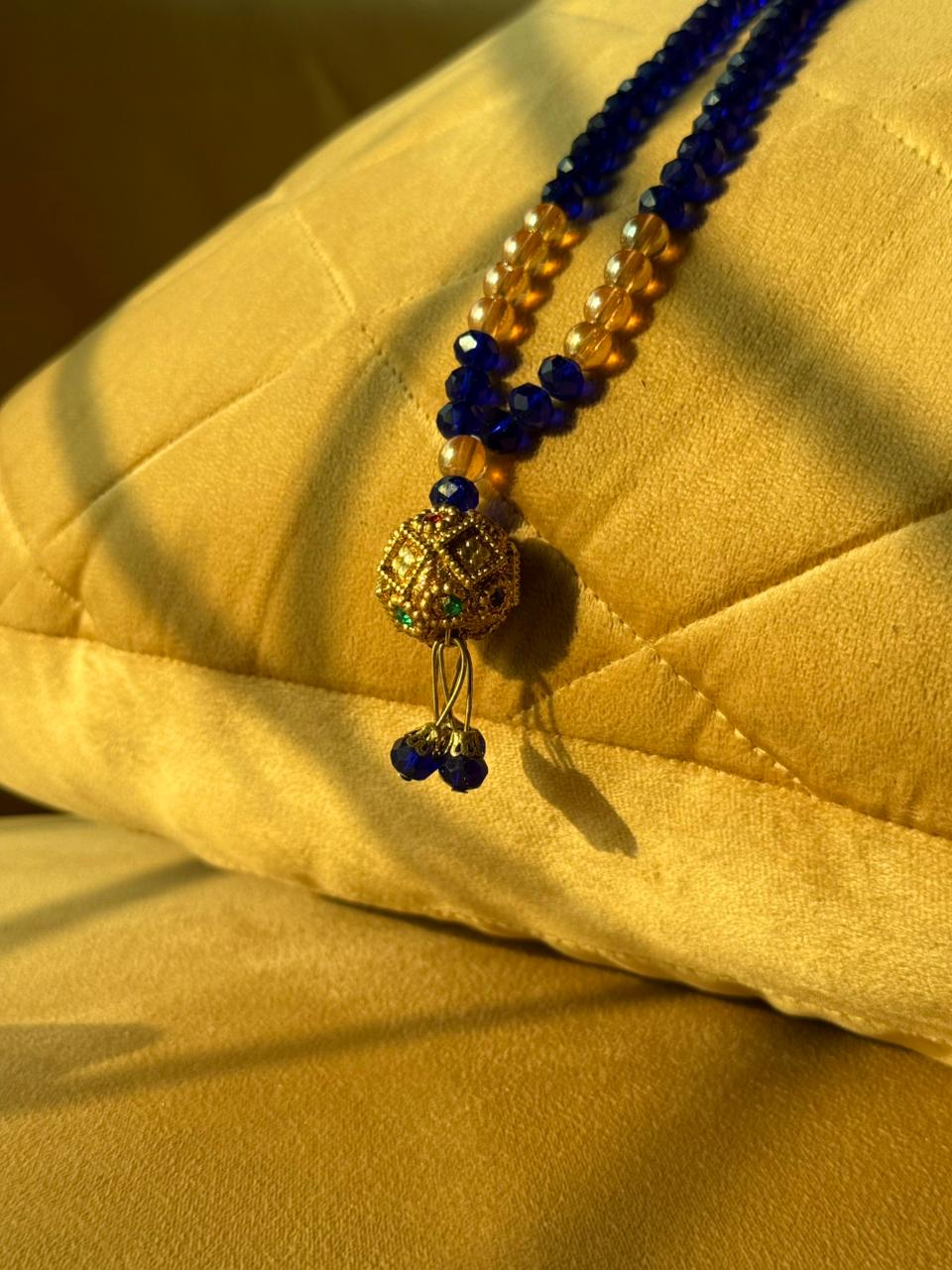 Signature Royal Blue crystal 100 Beads Tasbeeh By Idara-e-islamiat