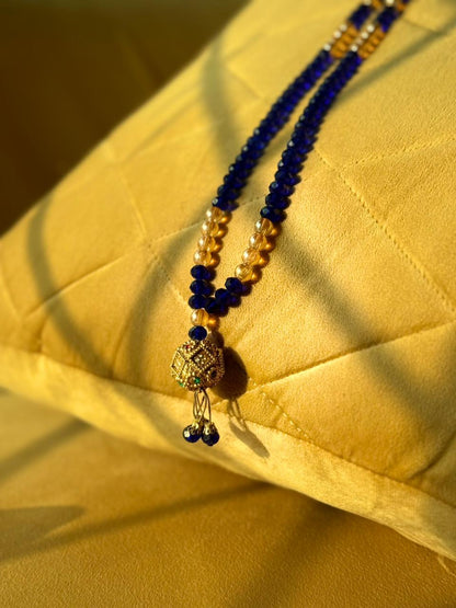 Signature Royal Blue crystal 100 Beads Tasbeeh By Idara-e-islamiat