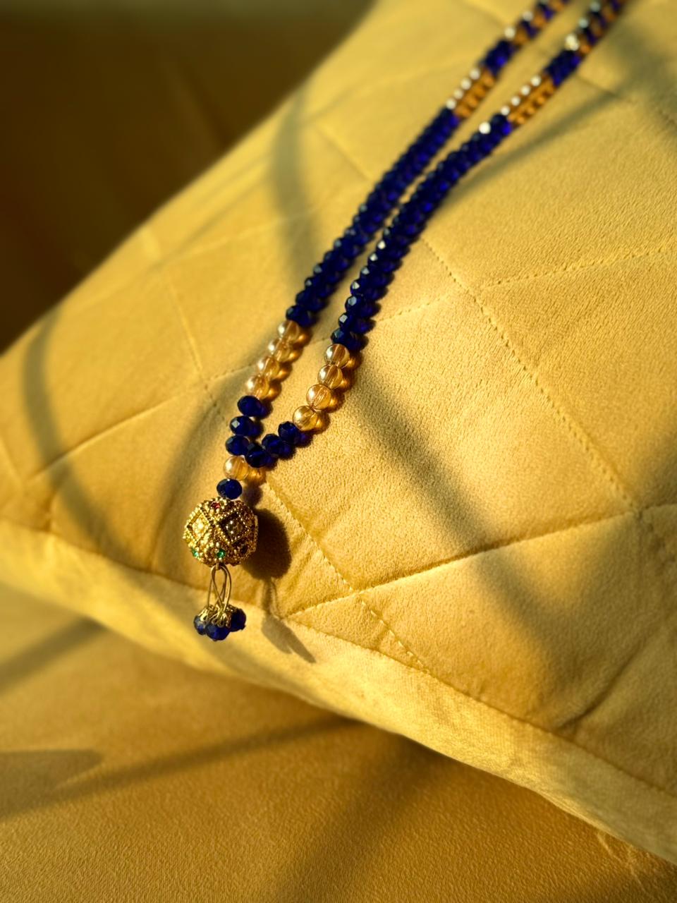 Signature Royal Blue crystal 100 Beads Tasbeeh By Idara-e-islamiat