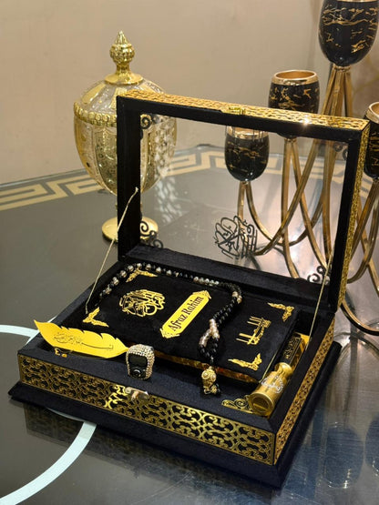 Signature Ziwaj Transparent Quran Set - Black