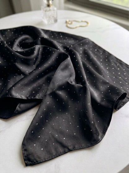 This Silk Night Shine Stone Hijab at Raisham by Idara-e-Islamiat is Made from high-quality breathable, lightweight & easy to style fabric. Ideal for everyday wear to Party wear. Buying your hijab online at Raisham by Idara-e-Islamiat. 