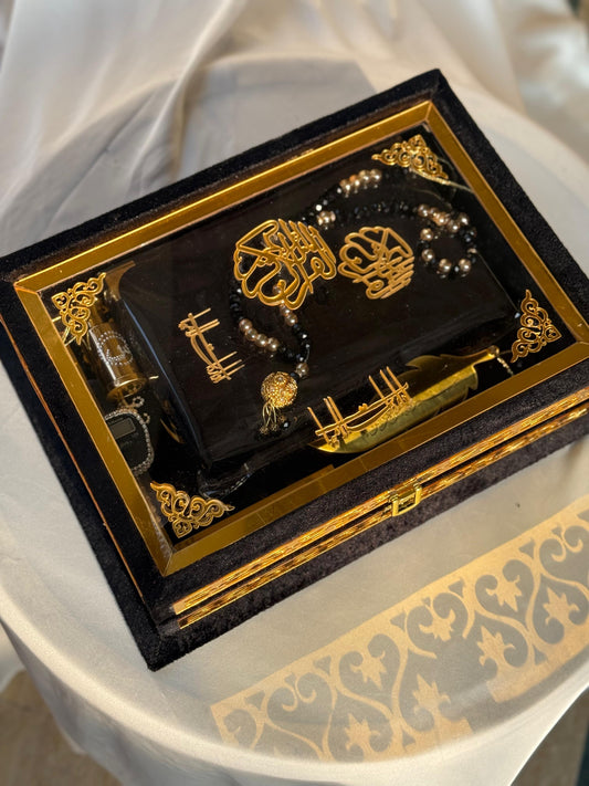 Black Ziwaj Transparent Quran Set