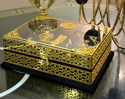 Signature Ziwaj Transparent Quran Set - Black